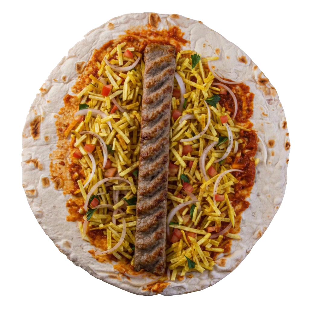 لقمه کباب گوشت